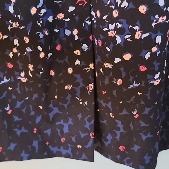 EUC TALBOTS Floral Dress SZ 8P Light Colors And Shades Of Blue - Picture 4 of 11